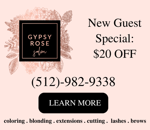 Gypsy Rose Salon is an upscale hair and beauty salon located in Downtown Round Rock: $20 New Client Offer!